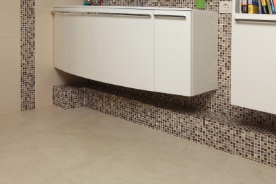 Кварц-виниловая плитка Decoria Office Tile DMS 261 Мрамор Анды 2.5/0.5мм